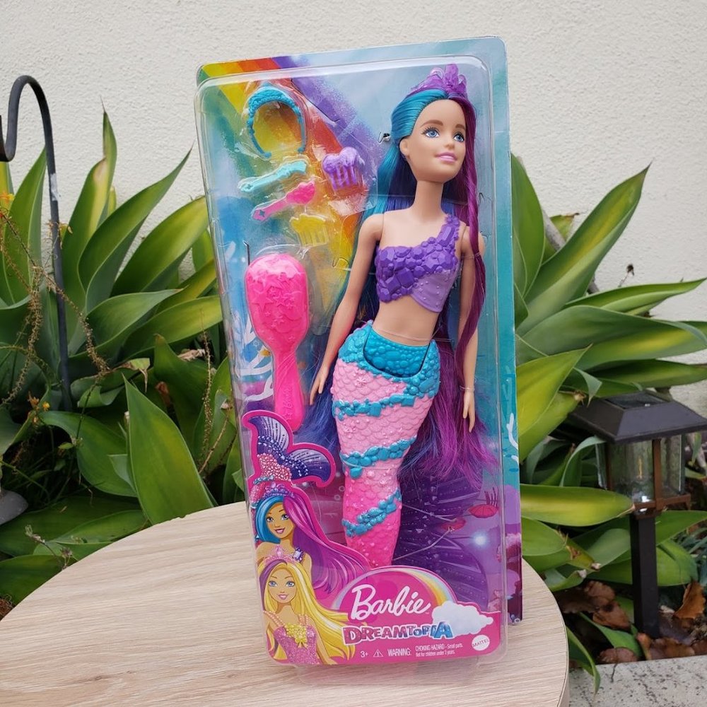 NEW Barbie Dreamtopia Mermaid Doll purple hair Birthday gift stocking stuffer - Picture 8 of 14